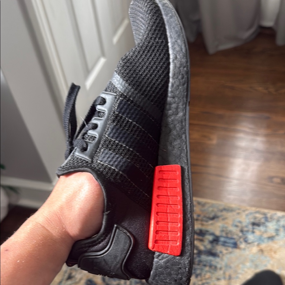 Adidas Black and Red Sneakers Modern Minimalist Design - Picture 4 of 6